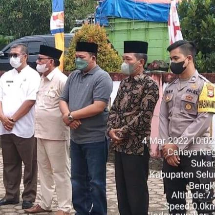 Peletakan baru pertama BRS bpk bupati